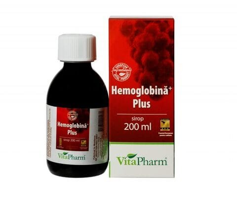 Гемоглобін плюс Vitapharm д/перор заст розчин по 200 мл у флак.