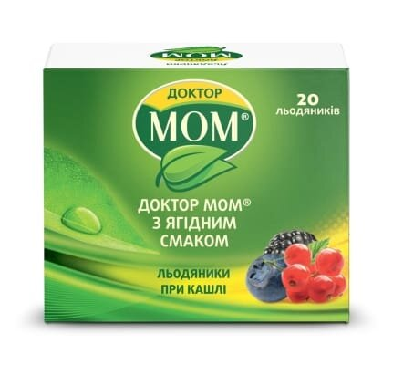 Доктор мом з ягідним смаком льодяники №20 (4х5)