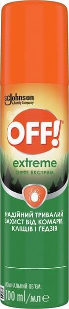Аерозоль OFF Extreme від комарів, 100 мл