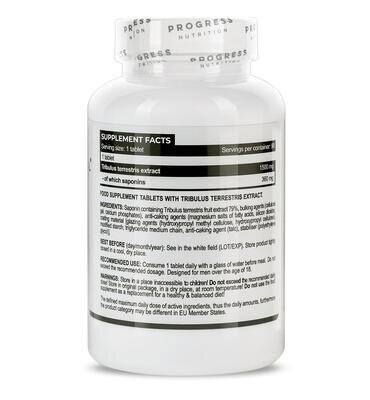 Трибулус Progress Nutrition TEST 1500 мг, 90 таблеток