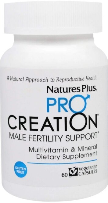 Комплекс для підтримки репродуктивного здоров'я чоловіків Nature's Plus Procreation Male, 60 капсул