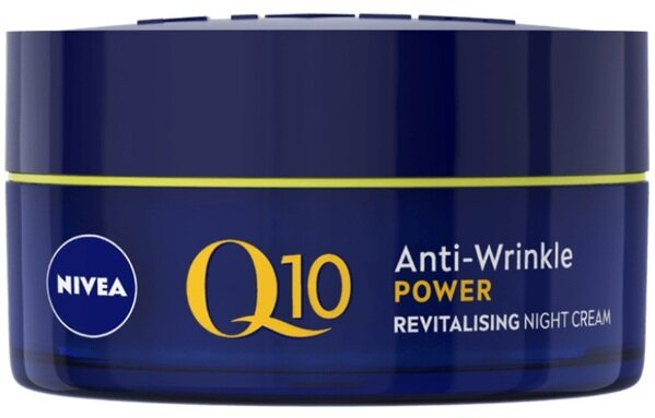 Крем для обличчя Nivea Q10 Power нічний відновлюючий проти зморшок, 50 мл