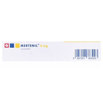 Мертеніл таблетки, в/плів. обол. по 5 мг №30 (10х3)