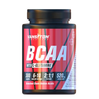 Амінокислота Vansiton BCAA, 300 капсул