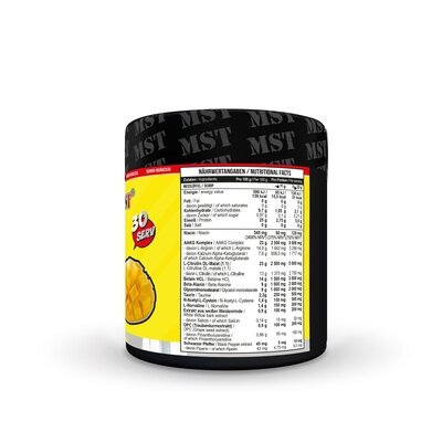 Передтренерувальний комплекс MST Nutrition Pump Killer манго-маракуя, 330 г