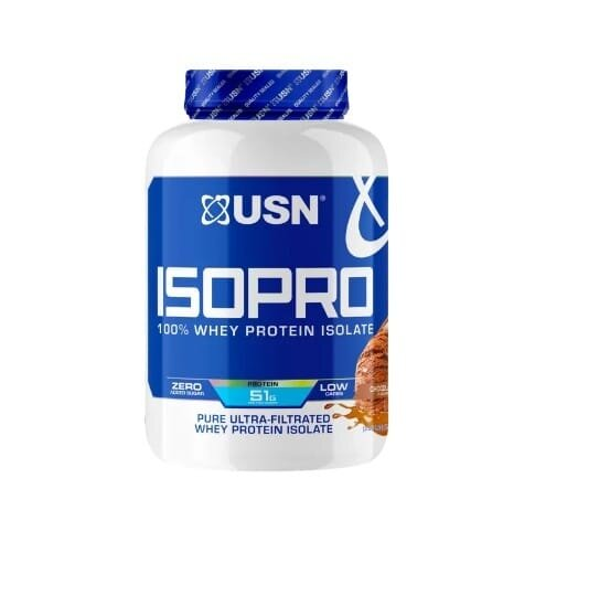 Ізолят соєвого протеїну USN IsoPro 100 % Whey Protein Isolate, шоколад, 1,8 кг