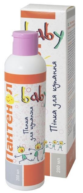 Пінка для купання Фармаком Пантенол Baby рожева, 200 мл