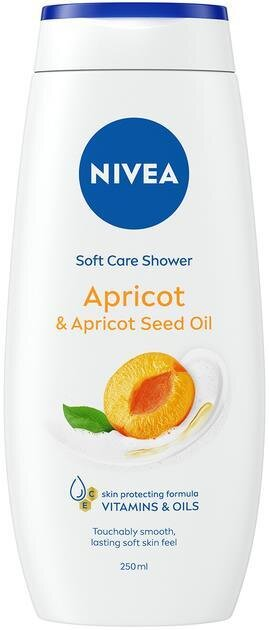 Гель для душу Nivea Абрикос та олія абрикосових кісточок, 250 мл