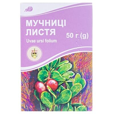 Мучниці листя по 50 г у пач. з внут. пак.