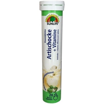 Вітаміни Sunlife Artischocke+Vitamine таблетки шипучі №20