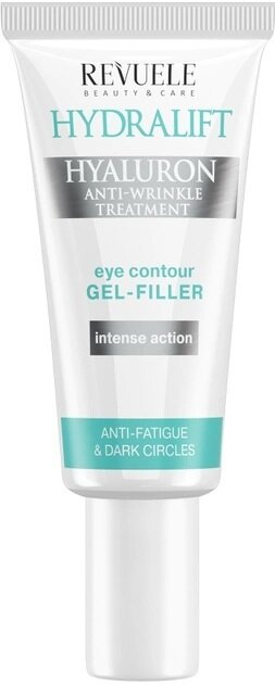 Гель-філер для контуру очей Revuele Hydralift Hyaluron Gel Filler від втоми та темних кіл, 25 мл