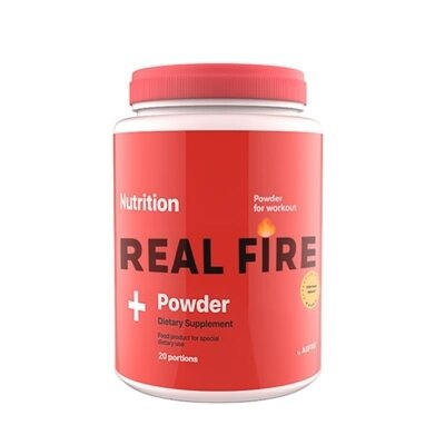 Передтренувальний комплекс AB PRO Real Fire, апельсин, 250 г