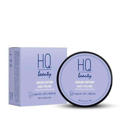 Пілінг для тіла H.Q.Beauty Argan Edition розгладження та живлення, 200 мл