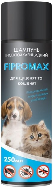 Шампунь Fipromax проти бліх для кошенят і цуценят, 250 мл
