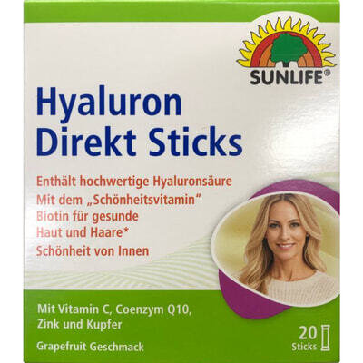 Вітаміни Sunlife Hyaluron Direkt Sticks порошок по 2 г №20 у стіках