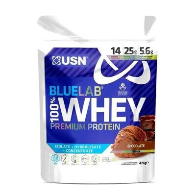 Протеїн USN Blue Lab 100% Whey Premium Protein шоколад, 476 г
