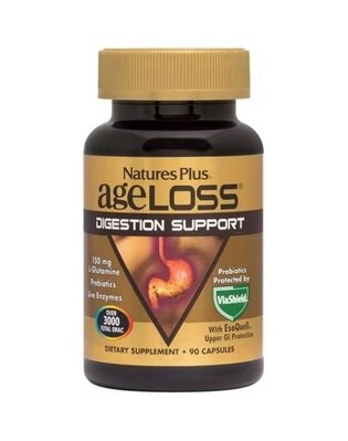 Підтримка шлунково-кишкового тракту Nature's Plus AgeLoss Digestive Support, 90 капсул