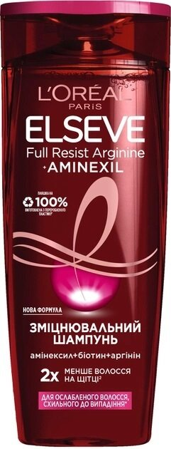 Шампунь Elseve L'Oreal Paris Аргінін + Амінексил для ослабленого волосся, 250 мл