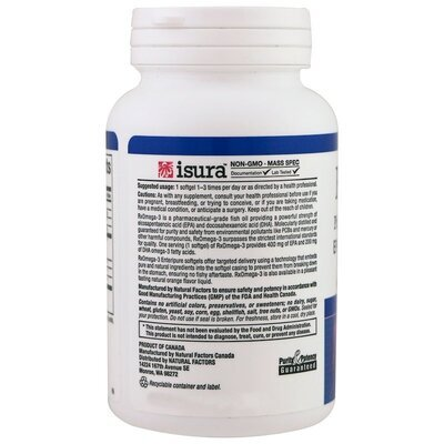 Риб'ячий жир Омега 3 Natural Factors Rx Omega-3, 60 капсул