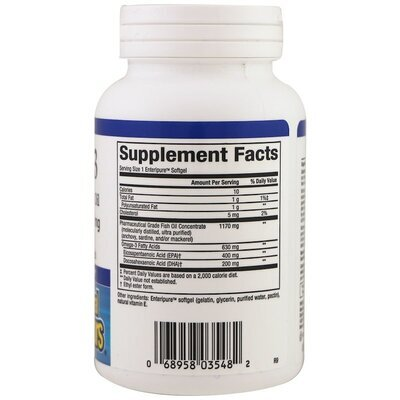 Риб'ячий жир Омега 3 Natural Factors Rx Omega-3, 60 капсул