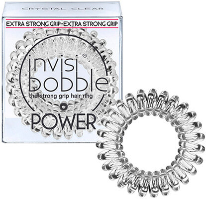 Резинка-браслет для волосся Invisibobble Power Crystal Clear, 3 шт
