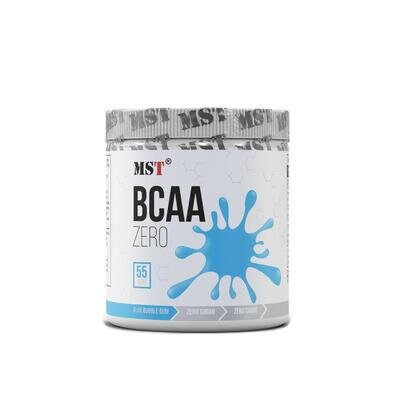 Комплекс амінокислот MST Nutrition BCAA Zero блакитна жуйка, 55 порцій, 330 г