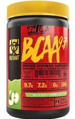 Амінокислота Mutant BCAA 9.7, зелене яблуко, 348 г