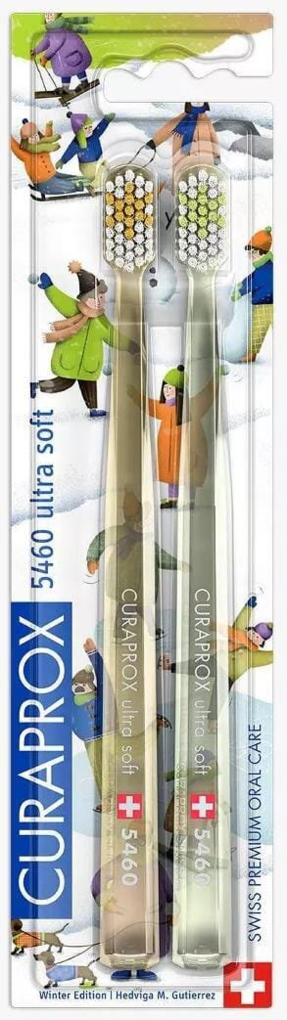 Набір Curaprox Duo Winter Edition 2024 зубні щітки ультра м'які, 2 шт