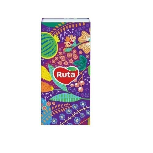 Хусточки паперові Ruta Family Care, 10 шт х 10 уп