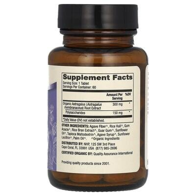 Астрагал екстракт Dr. Mercola Astragalus Extract, 60 таблеток
