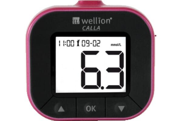 Набір Wellion Calla Light для тестування рівня глюкози крові ожина, ммоль/л