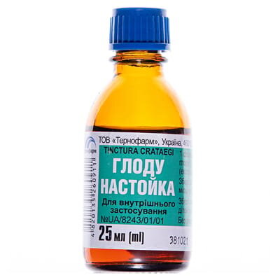 Глоду настойка по 25 мл у флак.-крап.