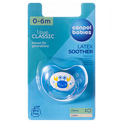 Пустушка латексна Canpol Babies 22/606 Nature кругла 0-6 місяців, 1 шт