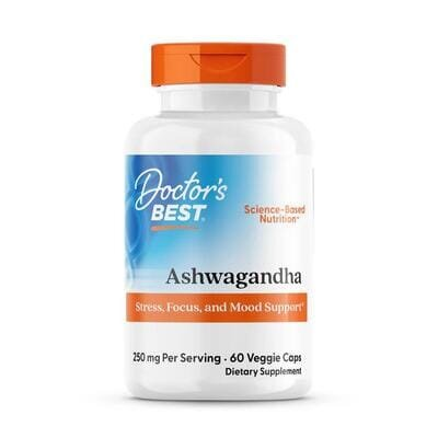 Ашваганда Doctor's Best Ashwagandha капсули №60