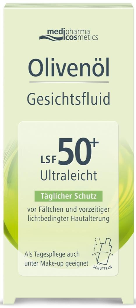 Флюїд для обличчя Olivenol SPF50+ сонцезахисний ультралегкий, 50 мл