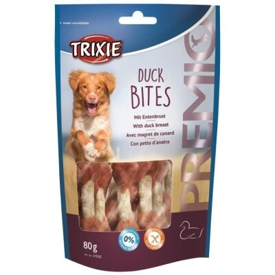 Ласощі для собак Trixie 31592 PREMIO Duck Bites Кісточки з качиною грудкою, 80 г