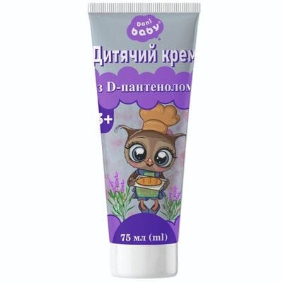 Крем дитячий Dani Baby з пантенолом 3+, 75 мл