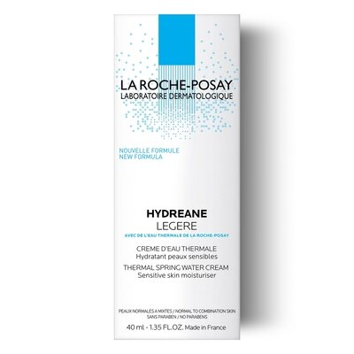 Крем для обличчя La Roche-Posay Hydreane Legere легкий зволожуючий для нормальної та комбінованої чутливої шкіри, 40 мл