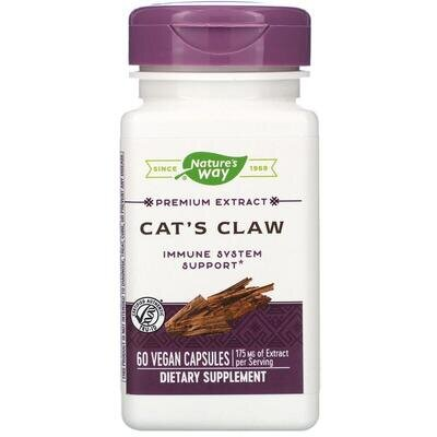 Котячий кіготь Nature's Way Cat's Claw стандартизований 175 мг, 60 капсул