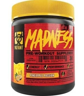 Передтренувальний комплекс Mutant Madness, ананас, 225 г