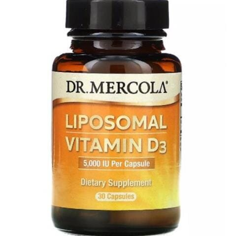 Вітамін D3 Dr. Mercola Liposomal Vitamin D3 5000, 30 капсул