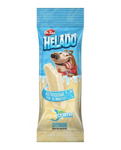 Ласощі для собак Dr.Zoo Ice Cream Морозиво зі смаком вершків, 50 г