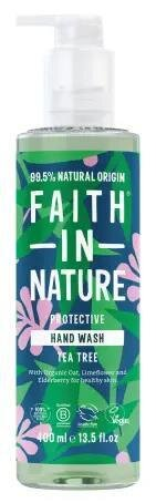Мило рідке Faith In Nature для рук натуральне з чайним деревом, 400 мл