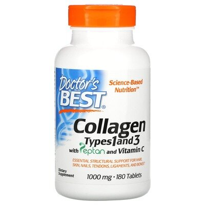 Колаген 1 і 3 типу Doctor's Best Collagen Types 1 & 3 таблетки №180