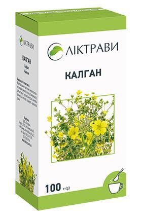 Калган кореневища по 100 г у пач. з внут. пак.