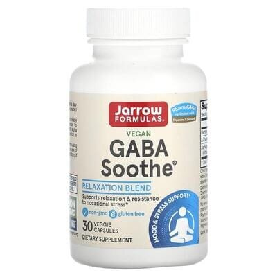 ГАМК Jarrow Formulas GABA Soothe, 30 капсул