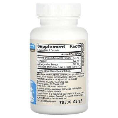 ГАМК Jarrow Formulas GABA Soothe, 30 капсул