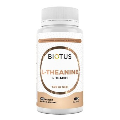 L-теанін Biotus L-Theanine капсули по 200 мг №100