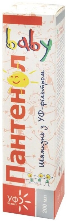 Шампунь Пантенол Baby Фармаком з УФ-фільтром, 200 мл