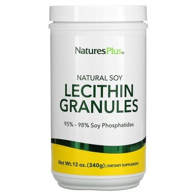 Лецитин із сої Nature's Plus Soy Lecithin Granules гранули, 340 г